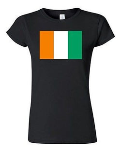 Junior Cote d'Ivoire Country Flag Ivory Coast Nation Patriotic DT T-Shirt Tee