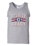 Believe In Brady Ball Player MVP New England Football Sports DT Adult Tank Top