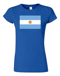 Junior Argentina Country Flag Buenos Aires Nation State Patriotic DT T-Shirt Tee
