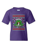 Merry Christmas Beagles Dog Pet Ugly Christmas Funny DT Youth Kids T-Shirt Tee