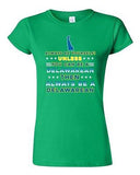Junior Always Be Yourself Unless You Can Be An Delawarean Map DT T-Shirt Tee