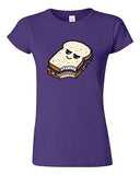 Junior Too Cute To Eat Peanut Butter And Jelly Sandwich Novelty DT T-Shirt Tee