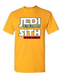 Jedi In The Streets Sith In The Sheets Movie Funny Parody DT Adult T-Shirt Tee