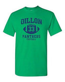 Dillon Football Retro Sports Novelty Adult DT T-Shirt Tee