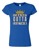 Junior Straight Outta Kauffman Crown Baseball Ball Game Sports DT T-Shirt Tee