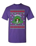 Merry Christmas Beagles Dog Pet Ugly Christmas Xmas Funny DT Adult T-Shirt Tee