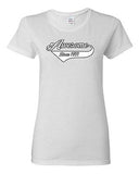Ladies Awesome Since 1971 With Tail Happy Birthday Gift Funny DT T-Shirt Tee