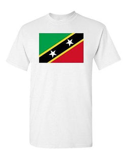 Saint Kitts And Nevis Country Flag State Nation Patriotic DT Adult T-Shirt Tee