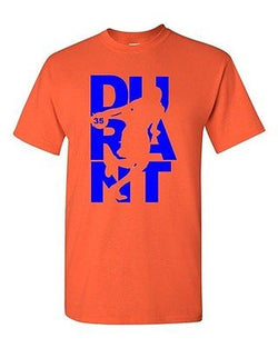 Durant Fan Wear Oklahoma Basketball Kid Clutch KD #35 Adult T-Shirt Tee Shirt