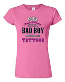 Junior F*ck Prince Charming Give Me A Bad Boy Covered In Tattoos DT T-Shirt Tee