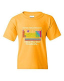 Periodic Table Of Elements Science Chemistry Funny DT Youth Kids T-Shirt Tee