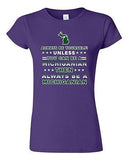 Junior Always Be Yourself Unless You Can Be An Michiganian Map DT T-Shirt Tee