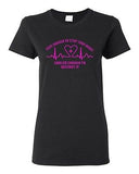 Ladies Cute Enough To Stop Your Heart Skilled Enough To Restart It T-Shirt Tee
