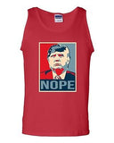 Donald Trump Nope 2016 Vote for President Campaign Politics DT Adult Tank Top