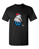 Too Cute To Eat Cupcake Cherry Sweet Food Dessert Novelty Adult DT T-Shirt Tee