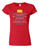 Junior Always Be Yourself Unless You Can Be An Kansan Map Star DT T-Shirt Tee