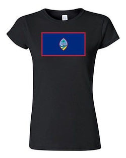 Junior Guam Country Flag Hagatna US Nation State Patriotic DT T-Shirt Tee