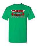 Training To Beat Goku Parody Anime Gym Workout Funny Humor Adult DT T-Shirt Tee