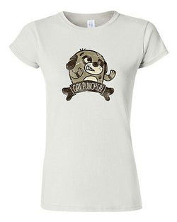 Junior Cat Puncher Dog Cat Fight Pet BeanePod Artworks Art Funny DT T-Shirt Tee