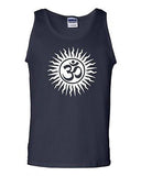 Om Aum Yoga Hindu Sanskrit God Symbol Novelty Statement Graphics Adult Tank Top