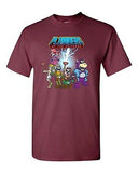 Plumbers of the Universe Parody Superheroes Novelty Adult DT T-Shirt Tee