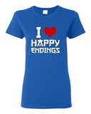Ladies I Love Happy Endings Massage Therapist Relax Funny Humor DT T-Shirt Tee