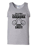This Is What The World's Greatest Grandma Looks Like Novelty Adult Tank Top