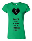 Junior I Can't Stay Calm I'm A Hockey Mom Player Team Sports Fan DT T-Shirt Tee