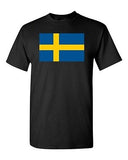 Sweden Country Flag Swedish Europe State Nation Patriotic DT Adult T-Shirt Tee