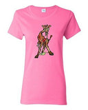 Ladies Zombie Giraffe Undead Monster Animals Horror Apocalypse DT T-Shirt Tee