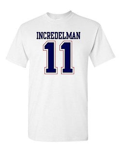 Incredelman Number 11 New England Football Champions Sports Adult DT T-Shirt Tee