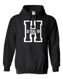Harbaugh Big Letter H Football Michigan Sports Game Novelty Sweatshirt Hoodie