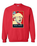 Real Hope Bernie Sander 2016 Election President Politics DT Crewneck Sweatshirt