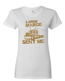 Ladies Large Marge Sent Me Truck TV Bicycle Thieves Funny Parody DT T-Shirt Tee