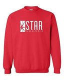 Star Labs Captain TV Laboratories Labs Logo Comic DT Novelty Crewneck Sweatshirt