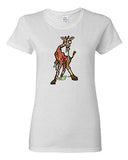 Ladies Zombie Giraffe Undead Monster Animals Horror Apocalypse DT T-Shirt Tee