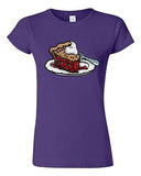 Junior Too Cute To Eat Cherry Pie Sweet Food Dessert Novelty DT T-Shirt Tee