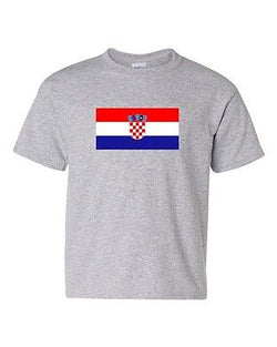 Croatia Country Flag Europe Zagreb Nation Patriotic DT Youth Kids T-Shirt Tee