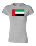 Junior United Arab Emirates Country Flag UAE Dubai Nation State DT T-Shirt Tee