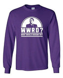 Long Sleeve Adult T-Shirt WWRD What Would Reagan Do? President Election 84 DT