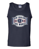 New England VS The World New England Football Champions Sports DT Adult Tank Top