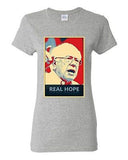 Ladies Real Hope Bernie Sanders 2016 Election President Politics DT T-Shirt Tee