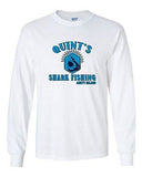 Long Sleeve Adult T-Shirt Quint's Shark Fishing Amity Island Shark TV Movie DT