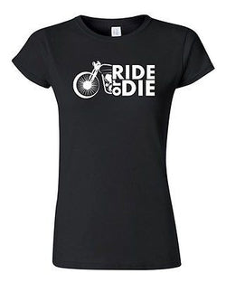 Junior Ride Or Die Motorcycle Club Biker Nation Rider Brotherhood DT T-Shirt Tee