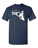 Adult Chicago Gun Humor Funny Unisex Novelty Retro Graphic Adult T-Shirt Tee