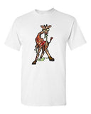 Zombie Giraffe Undead Animals Devil Monster Horror Adult DT T-Shirt Tee