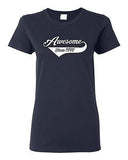 Ladies Awesome Since 1998 With Tail Happy Birthday Gift Funny DT T-Shirt Tee