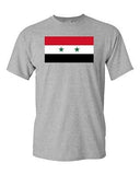 Syria Country Flag Damascus Asia State Nation Patriotic DT Adult T-Shirt Tee