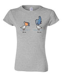 Junior Randy Otter Pelicant Pelican Birds Portray Cute Funny Arts DT T-Shirt Tee