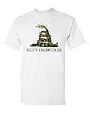 Adult Don't Tread on Me Gadsden Flag DT Funny Humor Parody T-Shirt Tee